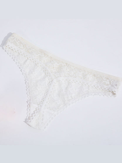 Sexy, nahtloser, atmungsaktiver Mesh-Tanga aus Spitze