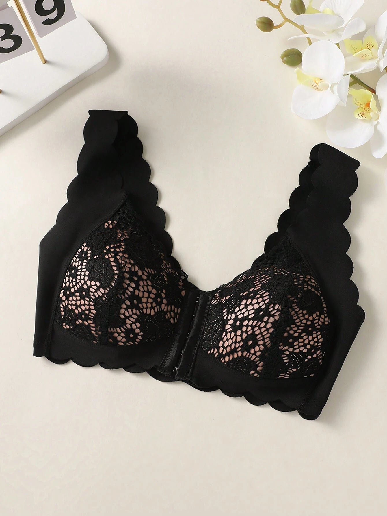 Spitzen-Push-Up-BH Anti-Schwerkraft Plus-Size Bustier Ohne Bügel Nahtlos