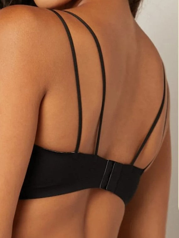 Wireless Bralettes Lounge-BH Schwarz