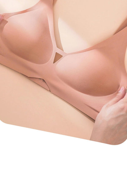 Deep V Gather Soft Support Seamless Wireless Adjustment Anti-Sag-BH