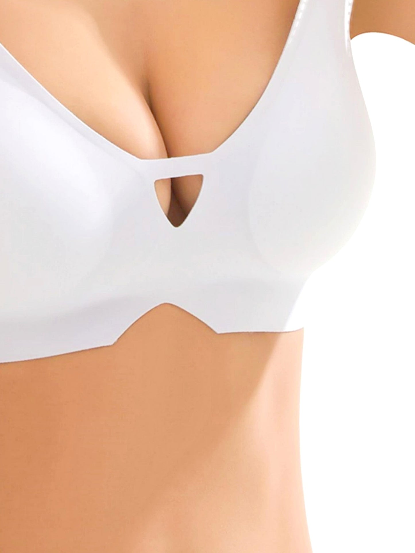 Deep V Gather Soft Support Seamless Wireless Adjustment Anti-Sag-BH